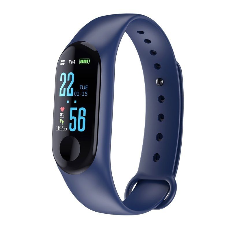 Smart Bracelet Heart Rate Monitor Pedometer Heart Rate Monitor Outdoor Fitness Equipment: C