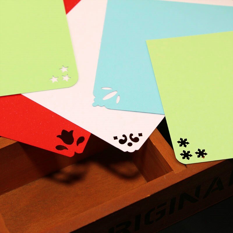 DIY Embossing Machine Scrapbook Puncher Memorial Book Card Right Angle/Lace Flower Puncher Craft Making Tools