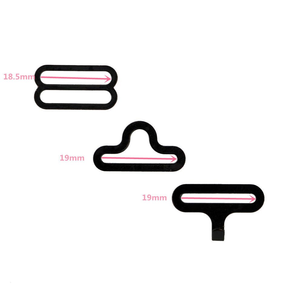 Lot de 50 attaches pour nœud papillon, crochet de cravate, attaches pour faire des sangles réglables
