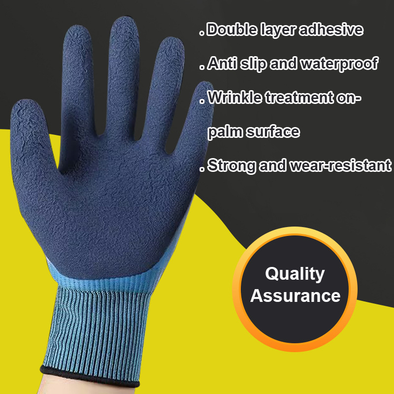 Gartenbau-Handschuhe, stichfest, aus Latex, wasserdicht, für Arbeit, Arbeitsschutz, verschleißfest, für Arbeit, Blumenschutz