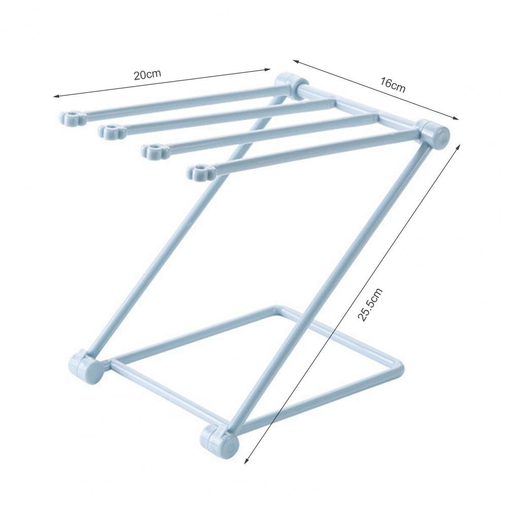 80% Sales! Handdoekenrek Multi-Functionele Opvouwbare Pp Baby Flessen Droogrek Voor Keuken