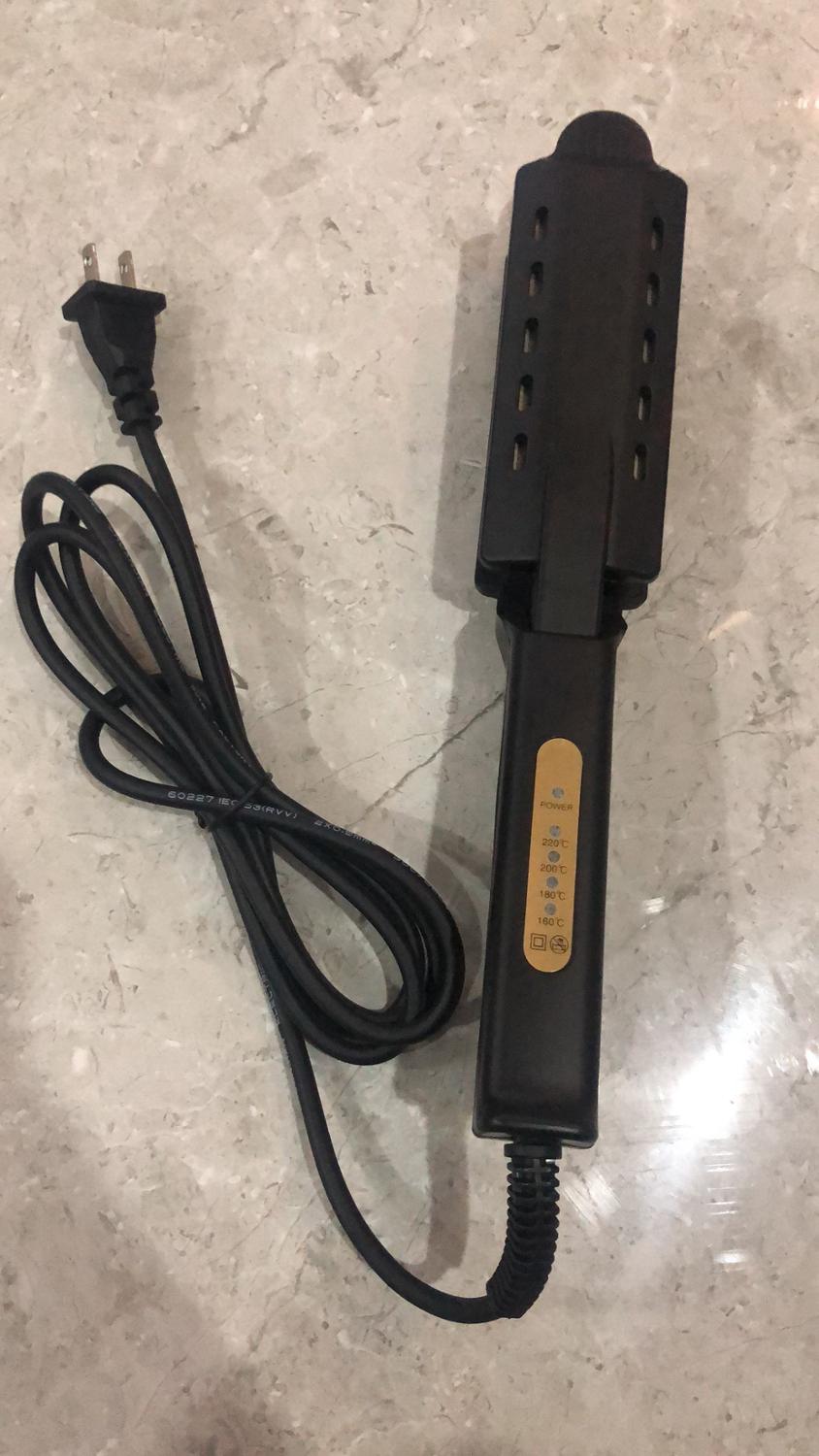 Hair Straightener Four-gear temperature adjustment Ceramic Tourmaline Ionic Flat Iron Corrugation Hair Straightener For Women