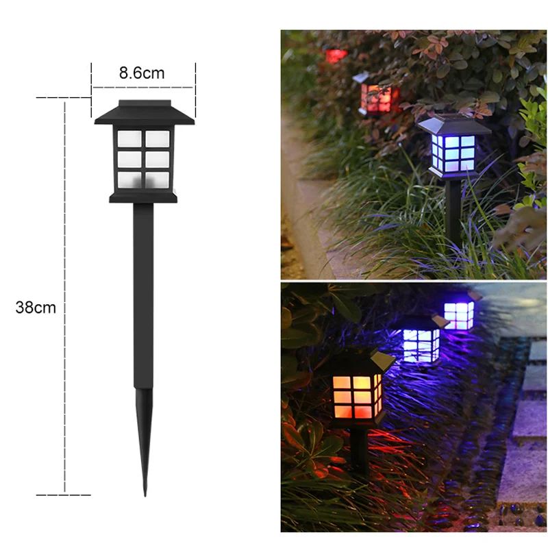 LED Solar Tuinpad Verlichting - IP65 Waterdicht - Decoratie voor Tuin, Pad, Oprit, Terras: Roos / 6-10w