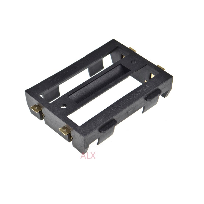 1PCS 2x 26650 battery holder smd smt Batteries case Storage Box With Bronze Pins 2 slot 2*26650 Rechargeable Battery Shell