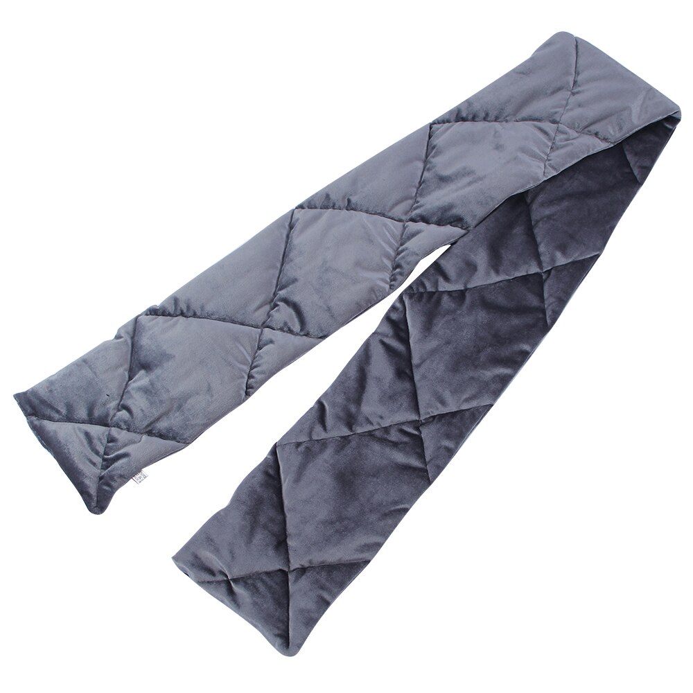 Foxmother brand 18cm*180cm vintergrå sammet pläd halsduk wrap sjalar