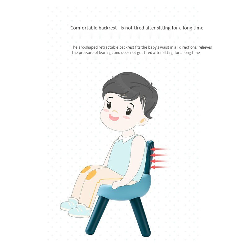 Plastic Step Stool with Back Support, Anti Slip 4- Foot Step Stool for Kids Toddler Child Cute Pet Rabbit Chair