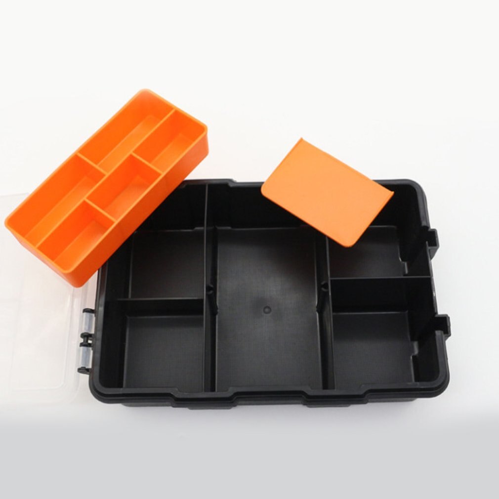 Large Toolbox Household Maintenance Electrician Tool Box Multifunctional ABS Hardware Car Repair Anti-fall Box