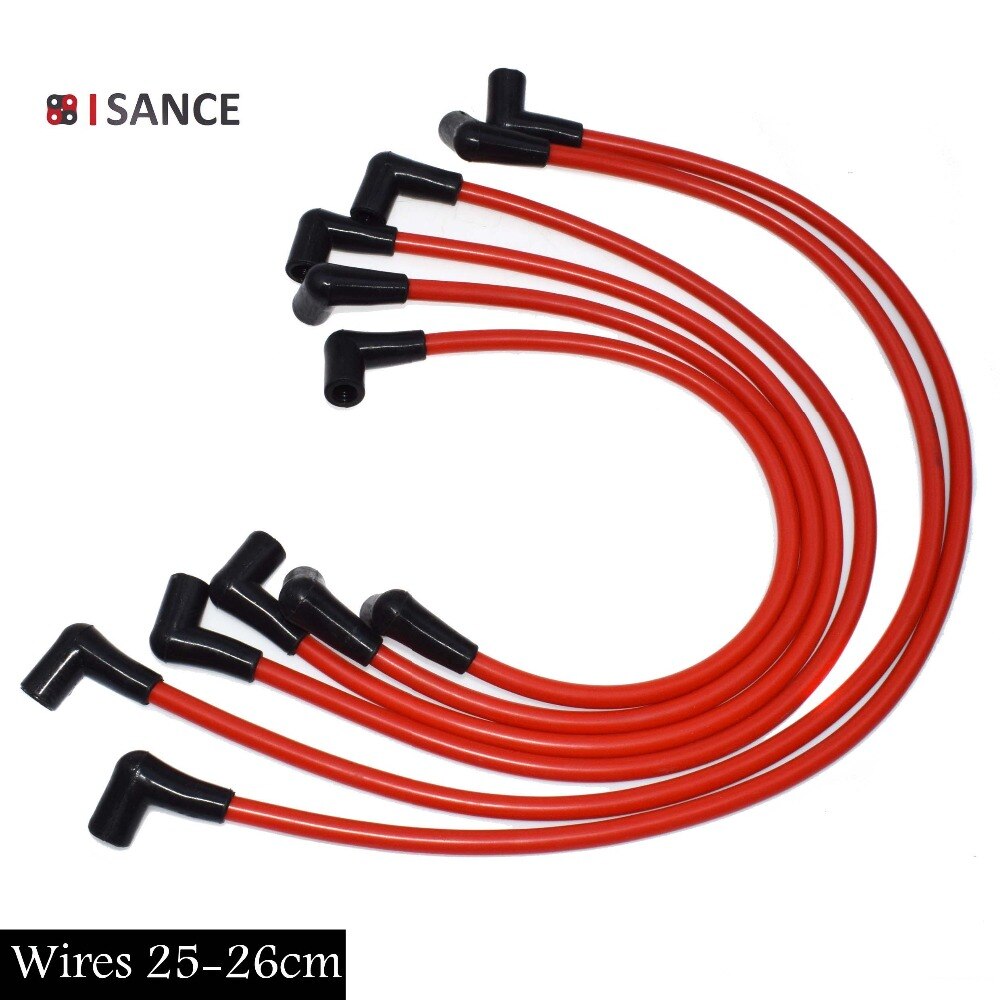 ISANCE – jeu de câbles pour bougie d'allumage, 10.2mm, pour Chevrolet Camaro, actiac, Firebird V6 3.8L, 1995, 1996, 1997, 1998, 1999