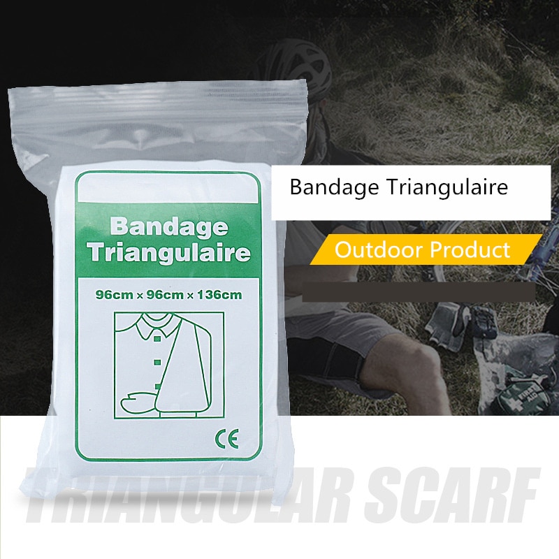 Bandage Driehoekige gaas outdoor reizen ehbo accessoires training training bandage staande Bandage driehoek