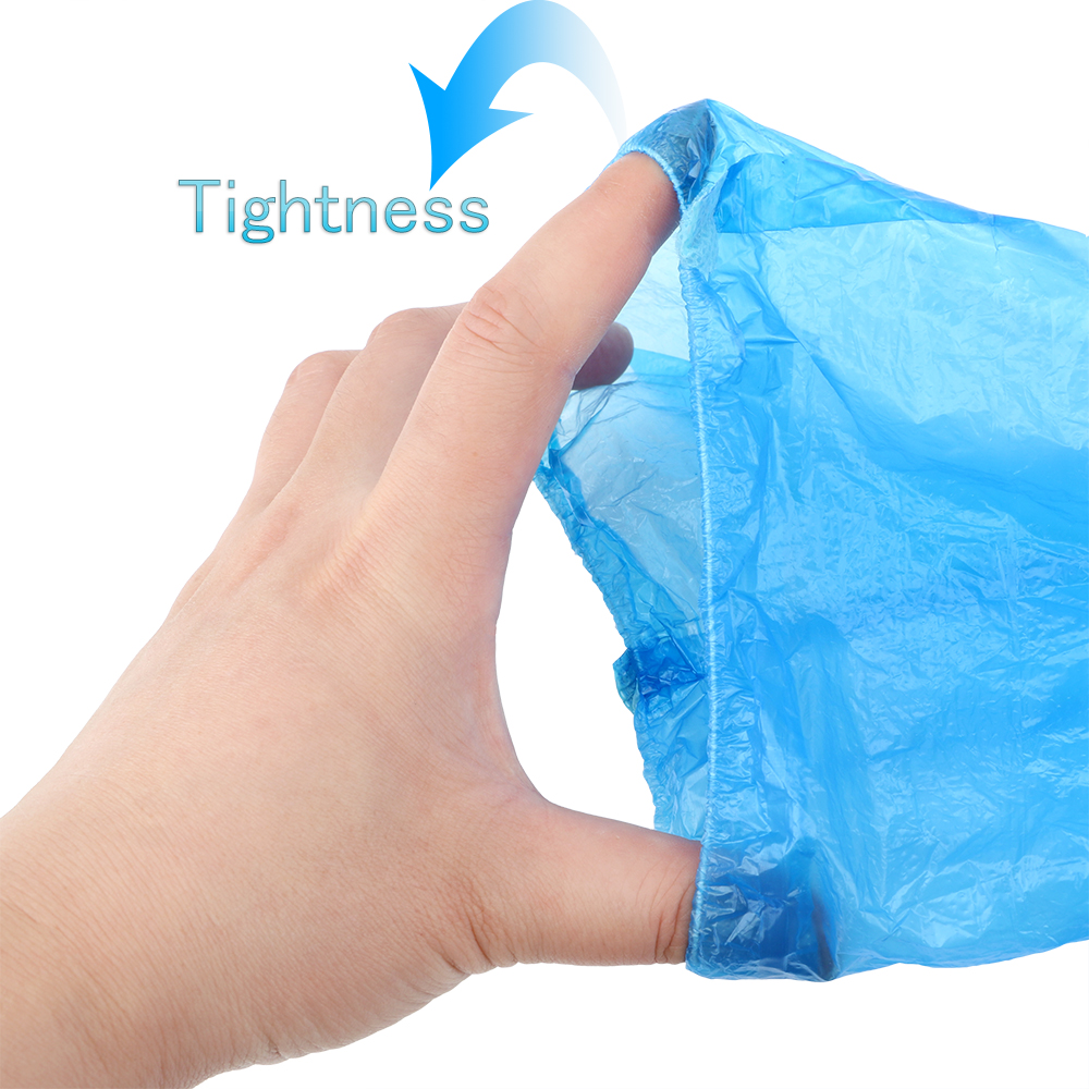 con le fasce elastiche braccio monouso maniche 100 pz/pacco per la pulizia della casa forniture manica lunga impermeabile e resistente tutto'olio