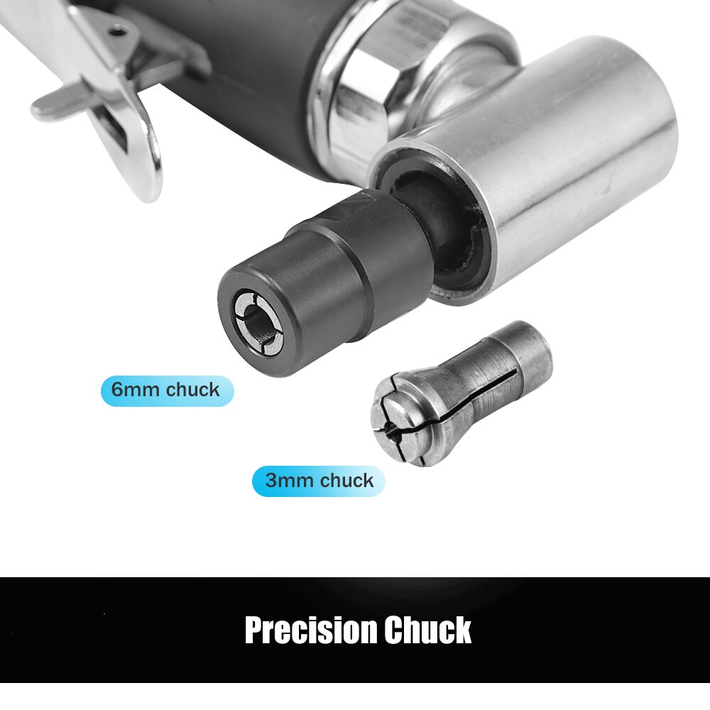 Industrial Grade 90 Degrees Bending Pneumatic Die Grinder with 2inch Grinding Disc MBSP 1/4'' Air Die Grinder Polishing Machine