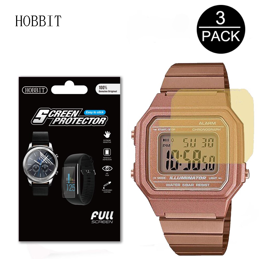 3Pcs HD Clear Anti-Scratch Film For Casio DW5600 A700 AE1400 W-218H Screen Protector Unthin Soft TPU Hydrogel Film Water-proof