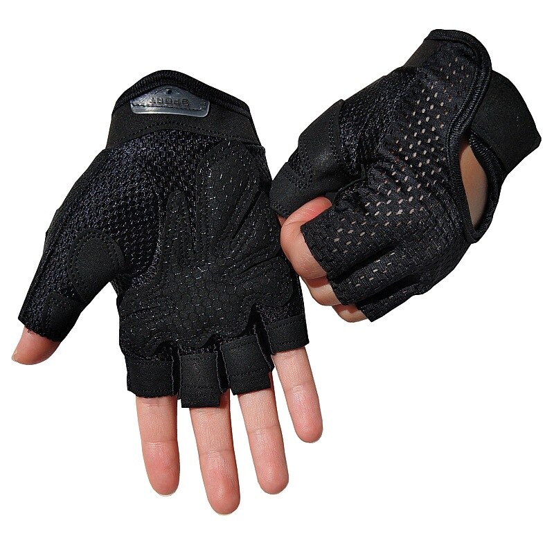Gym Fitness Gloves Power Weight Lifting Women Men Crossfit Workout Bodybuilding Half Finger Hand Protector