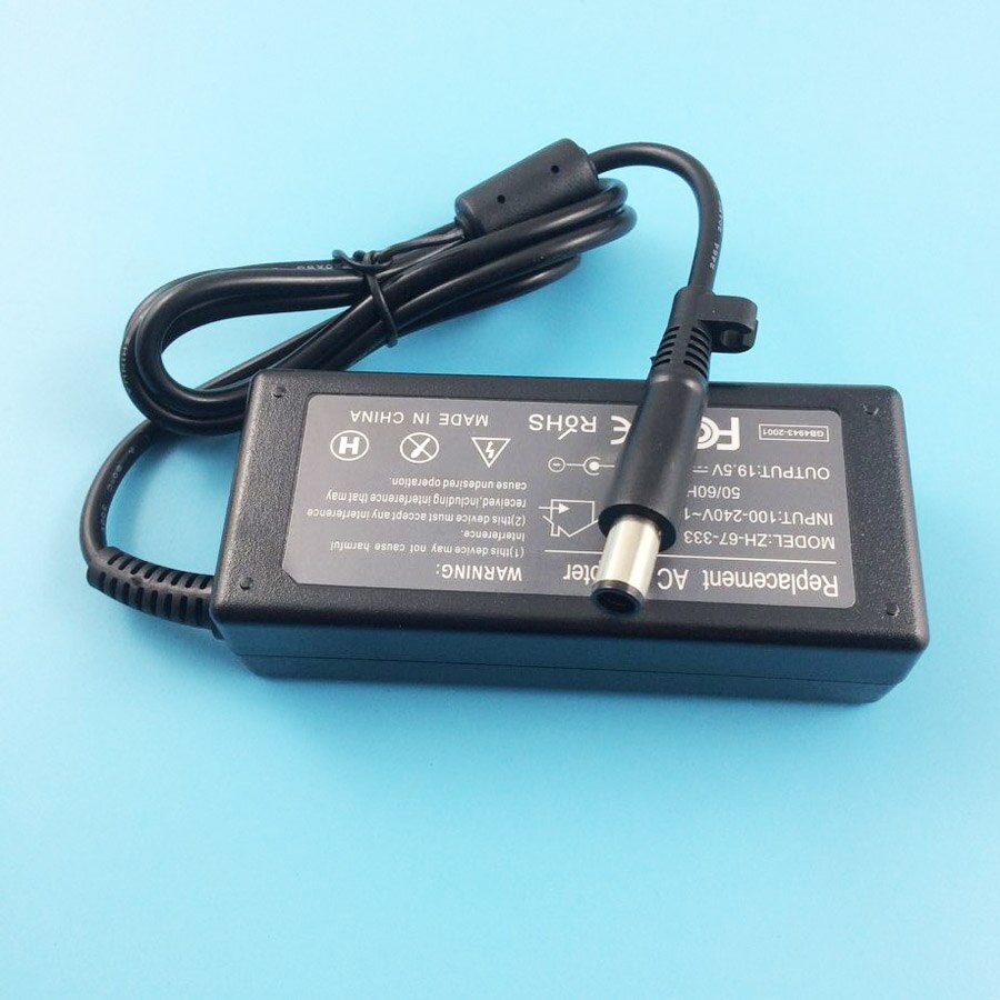 Cargador adaptador de fuente de alimentación de 19,5 V 3.33A CA para portátil HP elitebook 2170P 2540p 2560p 2570 2570p 2760p 2740p 7,4 P 5,0 p (mm * mm),