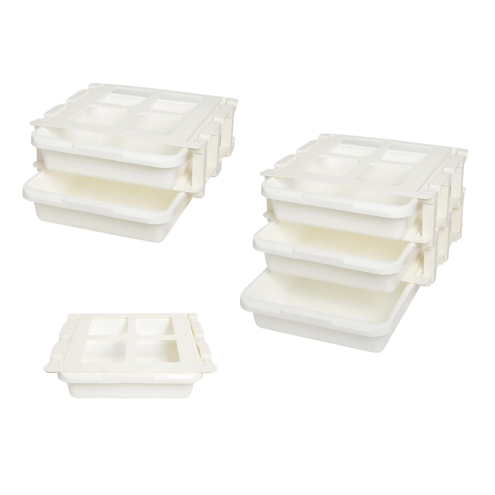 Hidden under Desk Drawer, Space Saving Attachable Drawer, Self-Adhesive Large Capacity Pull-Out Drawer, under Desk Storage