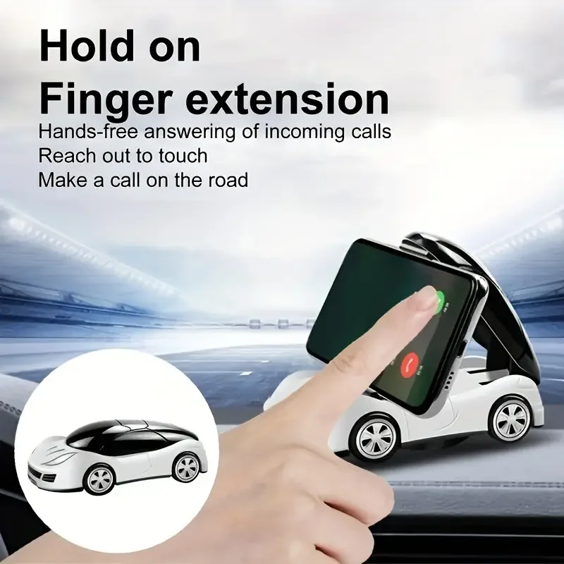 Car Model Phone Stand Bracket Foldable Car Dashboard Phone Holder 360° Rotation Universal Mobile Phone Holder Car Accessories