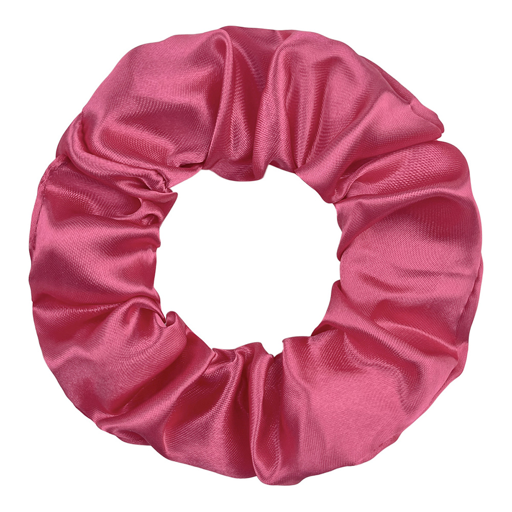 Gomas para el cabello de seda rosa para mujer y niña, banda elástica para el cabello de Color sólido, coleteros, accesorios para el cabello elegantes, 6/10/20 piezas