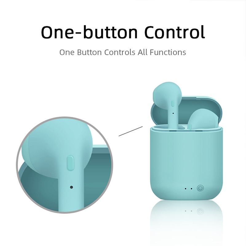 I12 Macaron Bluetooth-headset Mat Sport Stereofonisch Draadloos I12tws Bluetooth-headset 5.0