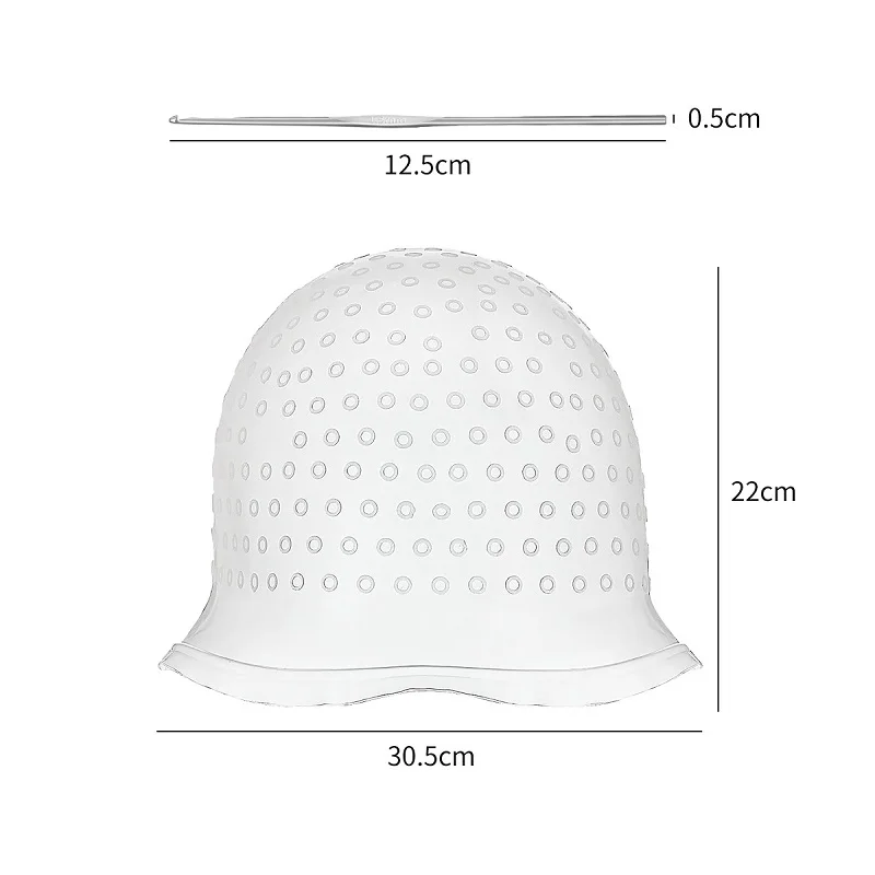 Gorro de silicona para pintar el cabello, gorro para rascar, Meches de silicona, gorro para teñir el cabello, capucha para resaltar, gorro para teñir el cabello