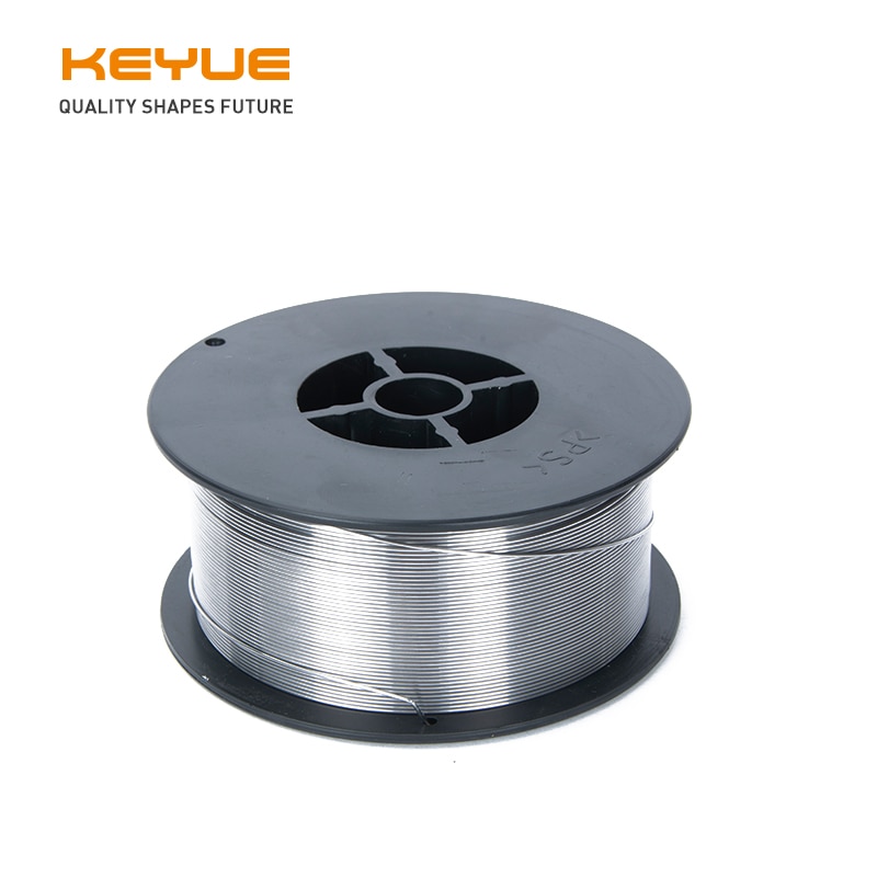 Keyue gasfri mig-svejsetråd 0.8mm 1.0mm fluskerner selvafskærmning ingen gas  e71t- gs jern kulstofståltråd til mig-svejsemaskine