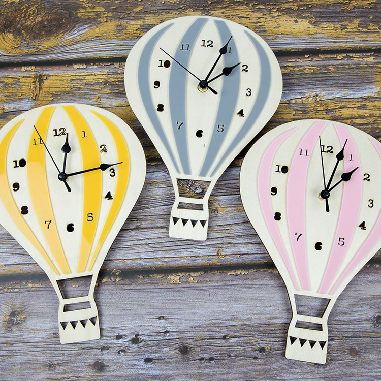 Relojes de pared de madera grandes y silenciosos de estilo nórdico, reloj de pared Digital sin tictac para el hogar, guardería, desván, accesorios de decoración de guardería
