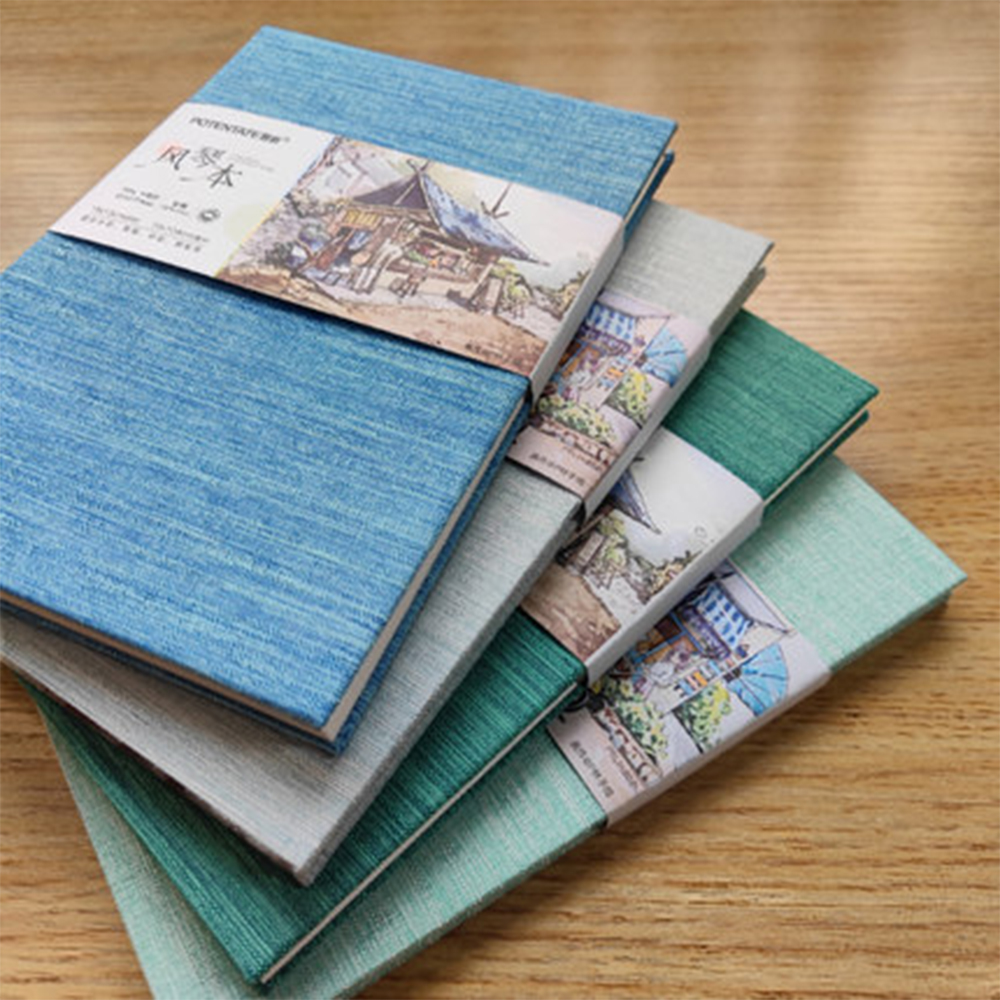 SeamiArt Potentate 100% algodón 300gsm acuarela almohadilla de dibujo doblada cuaderno de bocetos de órgano papel de prensa en fría