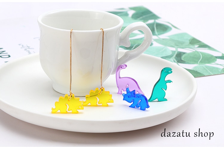 50pcs Cute Dinosaur Resin Small Charms Jewelry Findings For Child Earrings Necklace Bracelet Brooch DIY Handmade Accessories