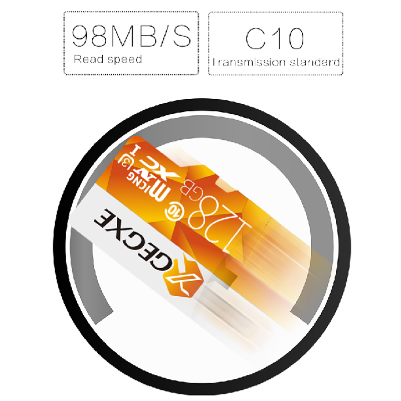 XGEGXE MicroSD 32GB Scheda di Memoria 8GB 16GB 64GB 128GB 256GB micro SD carta C10 98 MB/s Carta di TF veloce unità per Smartphone