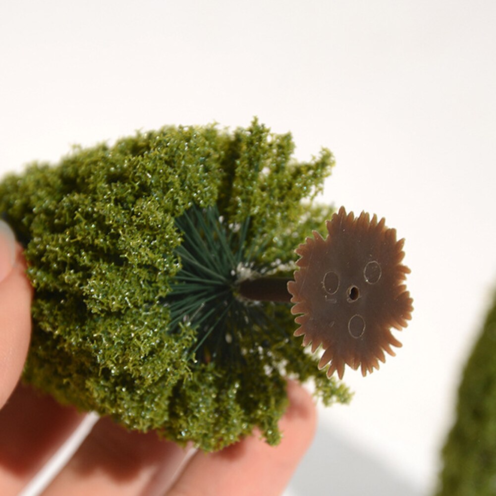 15Pcs/Set Cedarer Tree Building Model Train Railroad Scenery Landscape Decoration