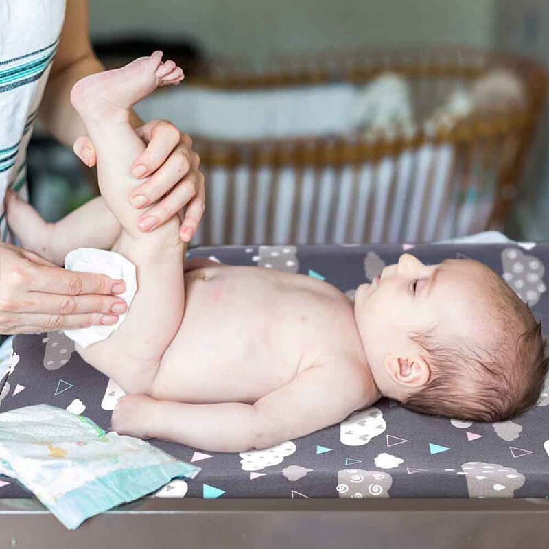 Babyble puslepude blød baby vandtæt madras lagen til spædbørn puslemåtte betræk