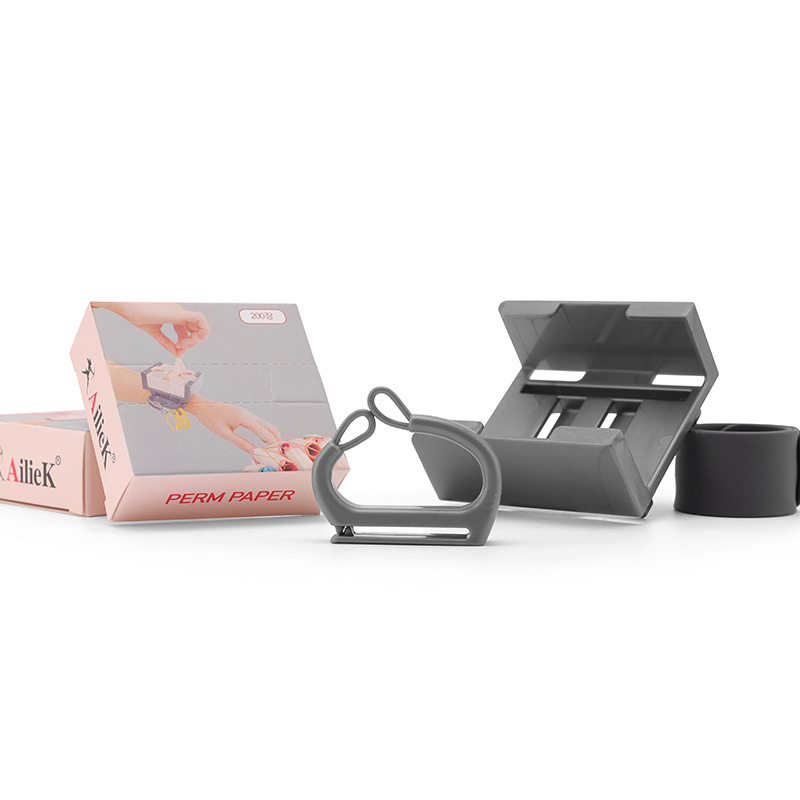 1Set Adjustable Wristband 200pcs Style Perm Paper Box for Salon Hair Perming Paper Curler Hairdressing Tools Kit Auxiliary
