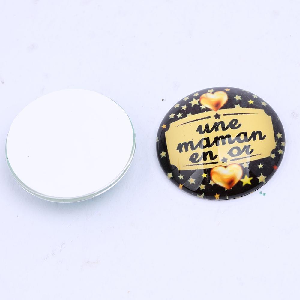 20 pçs misturado maman foto de vidro cabochão 20mm 25mm flatback diy feito à mão jóias descobertas para chaveiro pingente fazendo