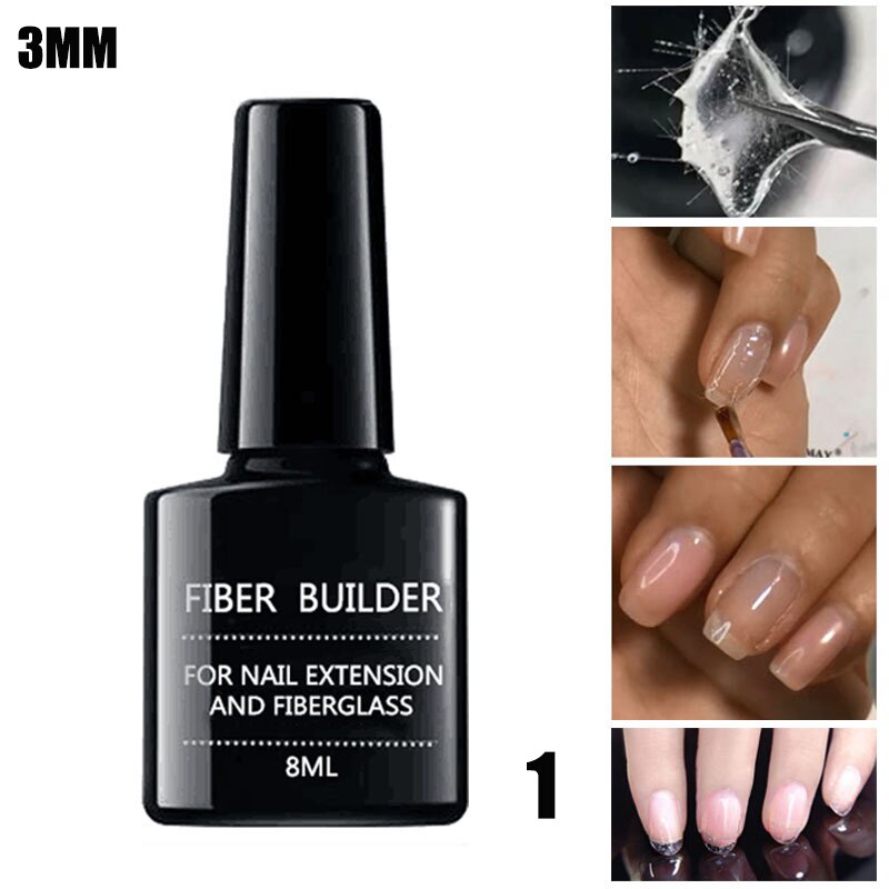 Glasvezel Voor Nail Extension Fiber Builder Gel Nagel Lijm Voor Uv Gel Diy Nagels Manicure Accessoire C44