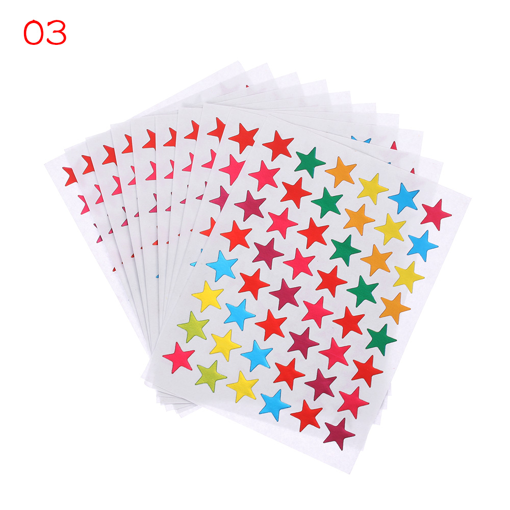 10 Sheet Distinguish Label Stickers Self-Adhesive Blank Number Package Tag Diamond Painting Vintage Stickers Sewing Accessory: 10 Sheets-C