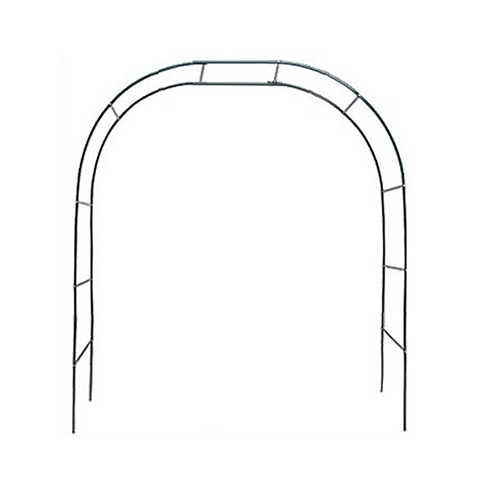Pergola Boog Takken Plant Klimrek Bloem Stand Home Stabiele Diy Zwart Ijzer Tuin Tool Bruiloft Decoratie: 190 x 38 x 200CM