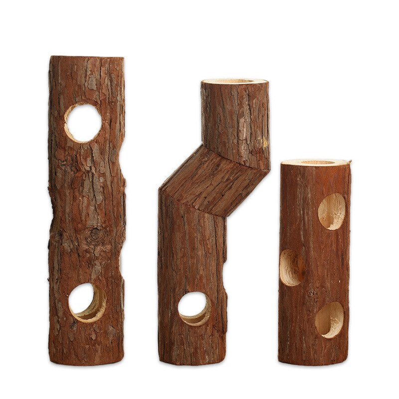 Houten Buizen Hamster Speelgoed