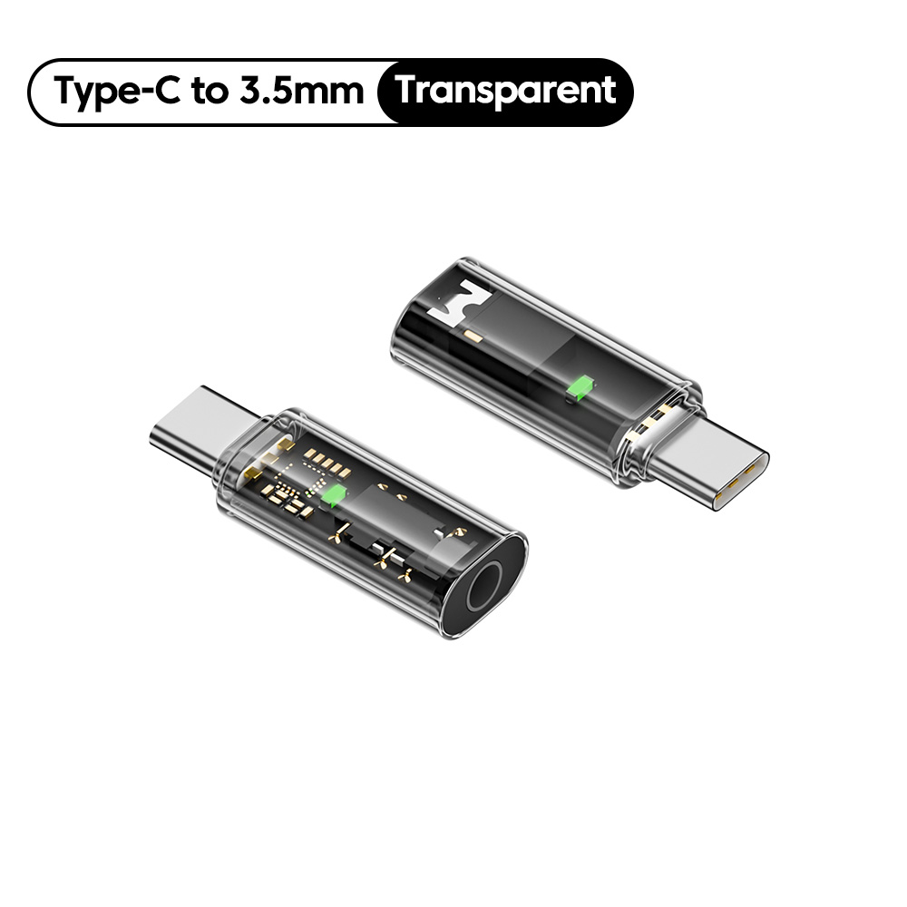 OLAF Adapter audio słuchawek typu C do 3,5 mm 3 5 Jack żeński USB C Aux Audio Converter dla iPhone15 Samsung Galaxy s23 s22 Xiaomi: YELLOW
