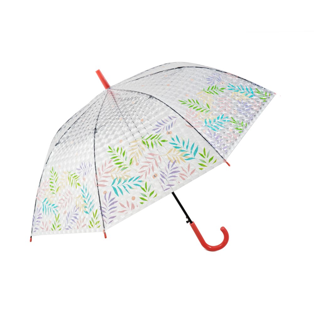 3D Umbrella Cat's eye Umbrella Cartoon Rainbow Umbrella Colour The high goods Reflective: Red
