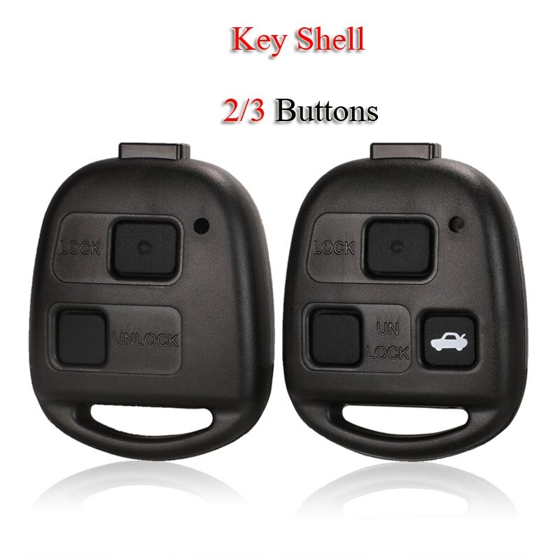 Kutery Remote Smart Auto Schlüssel Shell Für Lexus RX300 ES300 LS400 GX460 Für Toyota Corolla Camry RAV4 2/3 tasten Fall Fob Abdeckung