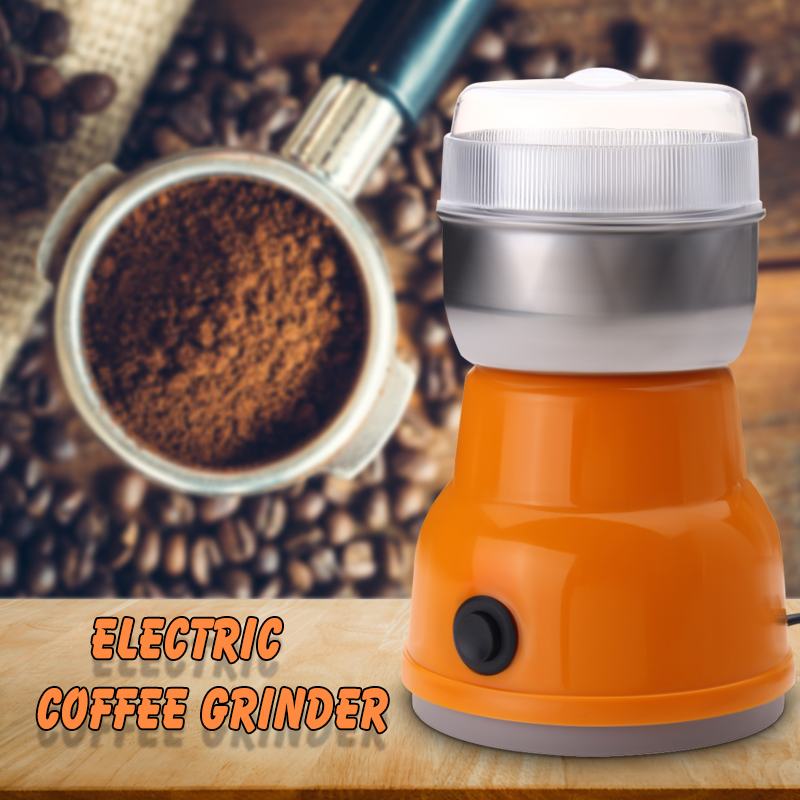 200W Huishoudelijke Koffiezetapparaat Halfautomatische Koffie Maker Zout Peper Noten Elektrische Koffiemolen Keukenapparatuur