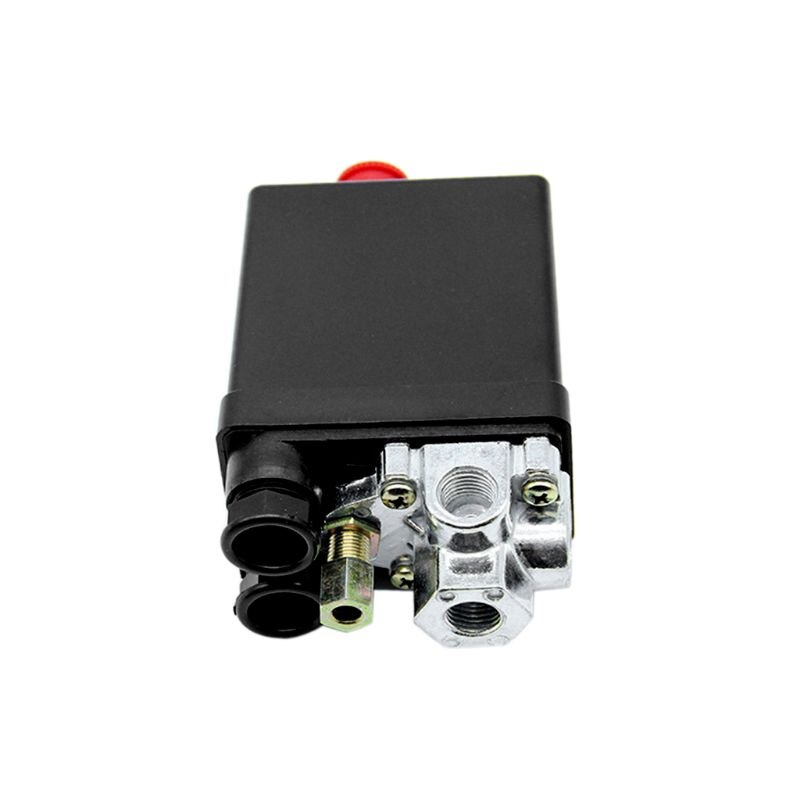 Heavy Duty Air Compressor Pressure Switch Control Valve 90 PSI -120 PSI Black: 2