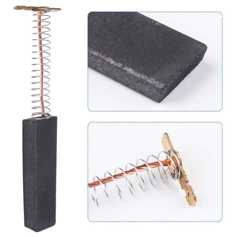 4Pcs Washing Machine Carbon Brushes 154740 Carbon Brushes Motor Carbon Brushes for Siemens Washing Machine
