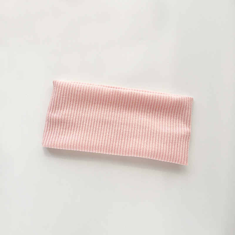 Diademas de Color sólido para mujer, nueva diadema tejida elástica para deportes, diadema para Yoga, accesorios para el cabello para niñas: Blanco