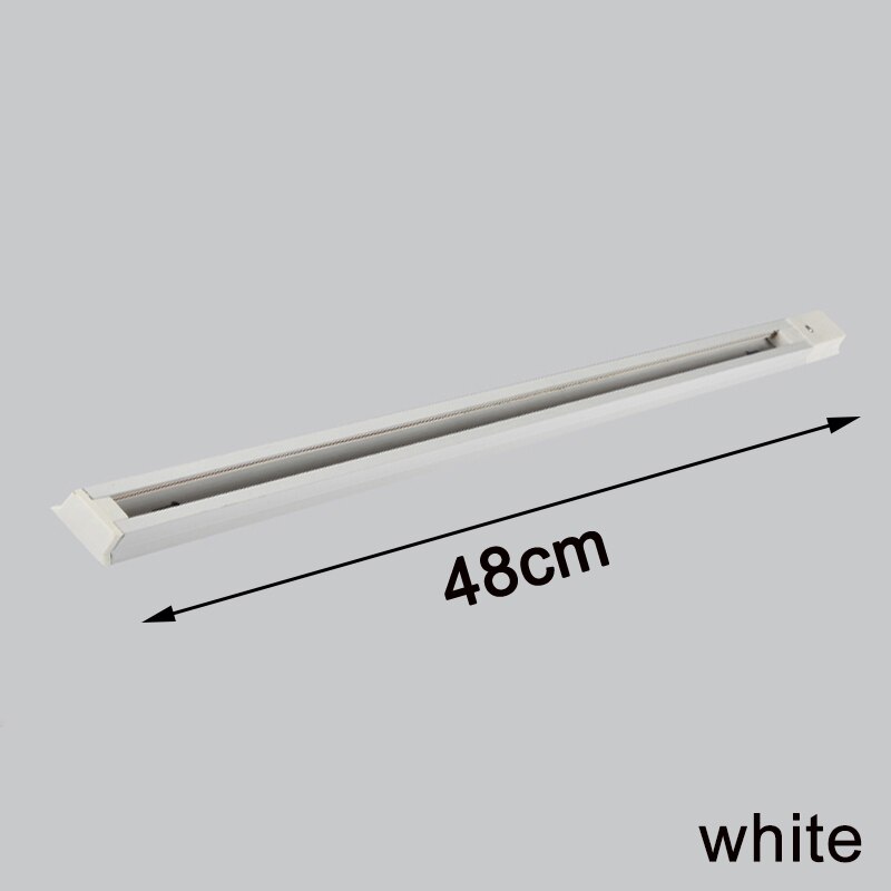 GU10 lamp LED Spoor Licht Spot Light Plafond Gemonteerd Spoor Lamp Decoratieve Led spotlight Track Verlichting voor Winkel: track rail-white