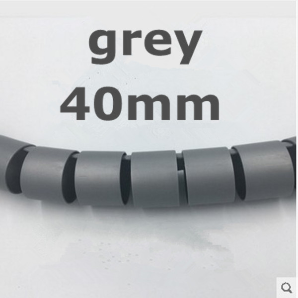 5 Meters 16FT Cable Management Protector Wire Wrap Cord Tidy Organizer Tube Hider Flexible Expandable Home Office Wire Concealer: 40mm grey