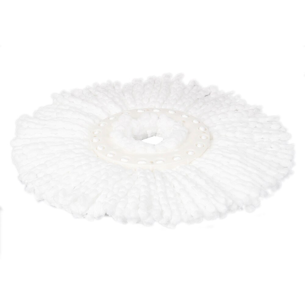 White Mop Floor Microfiber Rotating Head Easy Spinning Bucket 360° Magic Mop head