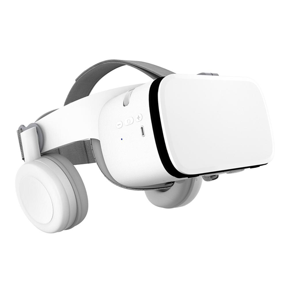Bobovr Bobo Z6-auriculares, con casco y Bluetooth 3D, gafas VR de realidad Virtual para teléfonos inteligentes y teléfono móvil, gafas Viar y binoculares: Bobovr Z6-white