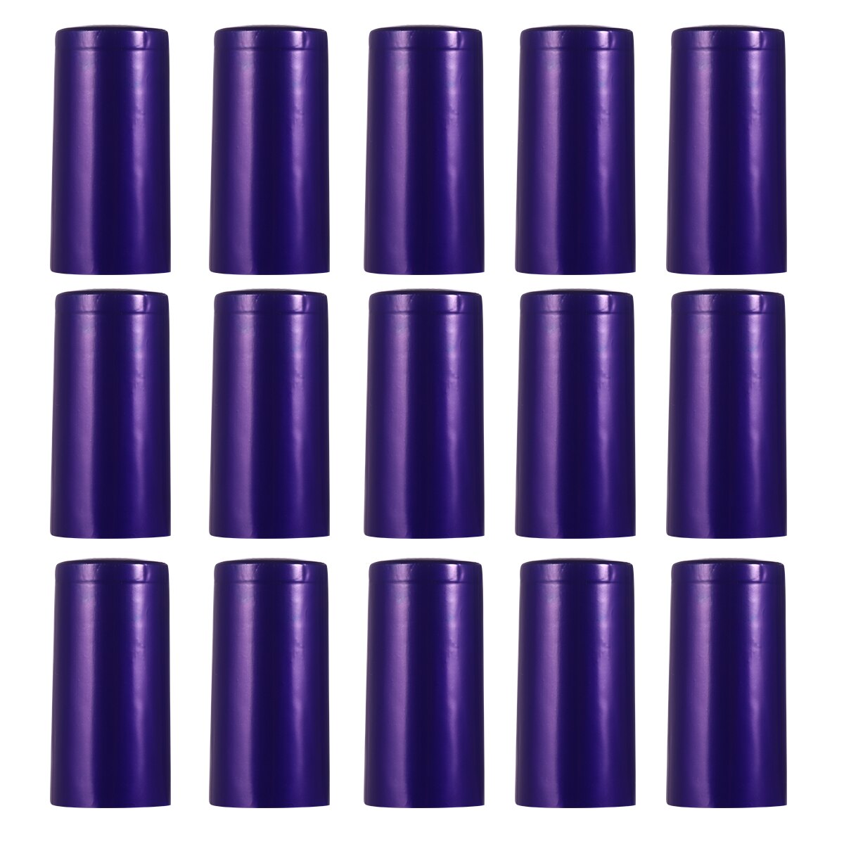 Capsules thermorétractables pour bouteille de vin, 100 pièces, Film thermorétractable pour bouteille à bouche droite: Blue