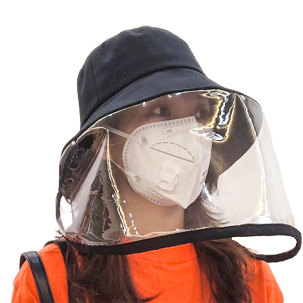 Gorra transparente de protección, gorro plegable para exteriores, protección total, para pesca y Hitchhiking, 360
