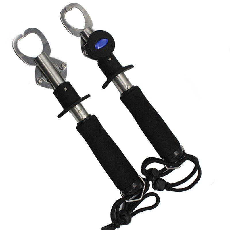 Stainless Steel Fish Lip Gripper Grabber Grip Tool Stainless Steel Fish Holder with Non Slip Handle B99